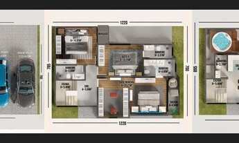 Imagem 5: CASA com 3 dormitórios à venda por R$ 1.414.080,00 no bairro Água Verde - CURITIBA / PR