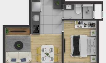 Imagem 3: APARTAMENTO com 2 dormitórios à venda por R$ 438.900,00 no bairro Rebouças - CURITIBA / PR