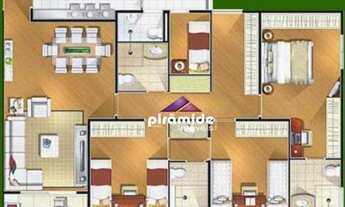 Imagem 7: Apartamento com 3 dormitórios à venda, 111 m² por R$ 690.000,00 - Santana - São José dos C