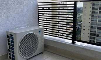 Imagem 6: Apartamento com 1 dormitório para alugar, 37 m² por R$ 2.824,52/mês - Jardim Aquarius - Sã