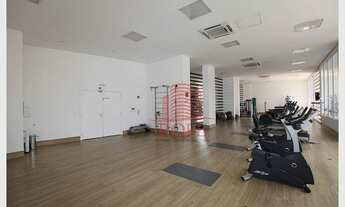 Imagem 4: Apartamento com 1 dormitório para locação no Campo Belo, 49 m². Possui ar condicionado. Sk