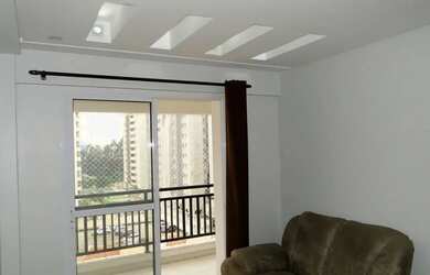 Imagem 5: Apartamento de 2 dormitorios para locação Jardim Aquarius sacada com churrasqueira