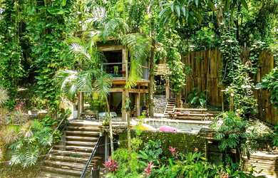 Imagem 2: Casa em terreno amplo cercado por vegetação