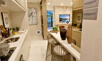 Imagem 4: Apartamento a venda com 74 m² com 2 suítes - 1 vaga - andar alto - em Moema - São Paulo