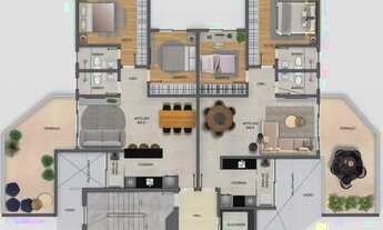 Imagem 5: Apartamento com área privativa, 3 quartos, 2 suítes, 2 vagas de garagem, Bairro Renascença