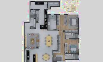 Imagem 5: APARTAMENTO com 3 dormitórios à venda por R$ 2.112.056,50 no bairro Centro - CURITIBA / PR