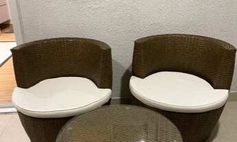 Imagem 2: Apartamento com 1 dormitório para alugar, 37 m² por R$ 2.824,52/mês - Jardim Aquarius - Sã