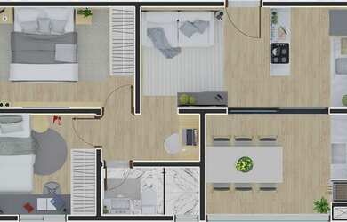 Imagem 3: APARTAMENTO com 3 dormitórios à venda por R$ 611.995,18 no bairro Portão - CURITIBA / PR