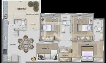 Imagem: Apartamento à Venda - Cidade Nova, 3 Quartos