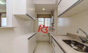 Imagem 5: Apartamento com 1 dormitório para alugar, 53 m² por R$ 3.300,00/mês - José Menino - Santos