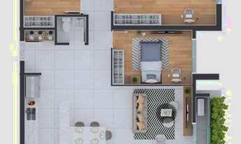 Imagem 3: APARTAMENTO com 3 dormitórios à venda por R$ 1.102.660,00 no bairro Alto da Rua XV - CURIT