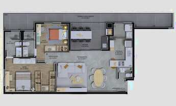 Imagem 5: APARTAMENTO com 3 dormitórios à venda por R$ 1.920.383,86 no bairro Água Verde - CURITIBA