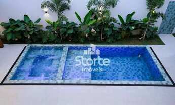 Imagem 3: Casa alto padrão estilo sobrado com 4 suítes à venda, 300m² por R$ 3.550.000 - Condomínio