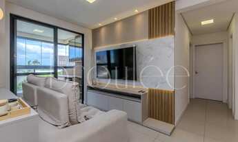 Imagem 4: APARTAMENTO FINAMENTE MOBILIADO SACADA COM CHURRASQUEIRA CARVÃO NO SMART SÃO JOÃO EM ITAJA