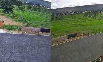 Imagem: Lote murado com portão