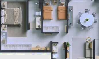 Imagem 4: Apartamento 67m² no Setor Marista Fechadura eletrônica nas portas de acesso aos apartament