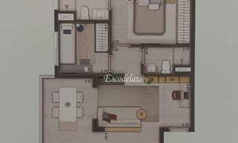 Imagem 6: Apartamento com 2 dormitórios à venda, 48 m² por R$ 415.500,00 - Belenzinho - São Paulo/SP