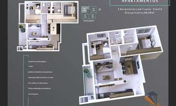 Imagem 3: Apartamento à venda, 66 m² por R$ 590.000,00 - Kobrasol - São José/SC