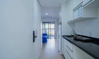 Imagem 3: Apartamento mobiliado para alugar em Indianópolis 25m², 1 vaga e lazer completo