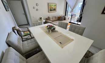 Imagem 4: Apartamento mobiliado com 2 quartos sendo 1 suíte e com vista mar na Enseada - Guarujá REF