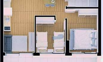 Imagem 4: APARTAMENTO com 2 dormitórios à venda com 88.49m² por R$ 364.719,46 no bairro Portão - CUR