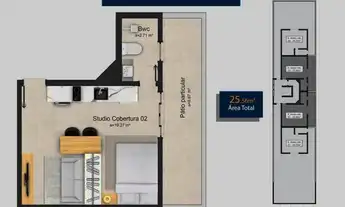 Imagem 5: Studio à Venda, próx. Ribeirão da Ilha - Florianópolis - SC, Alta Rentabilidade e Valoriza