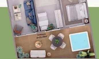 Imagem 4: Apartamento com 2 dormitórios à venda, 63 m² por R$ 394.000 - Poço - Cabedelo/PB