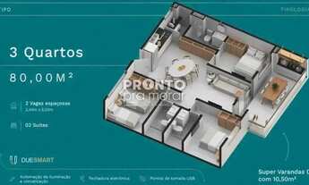 Imagem 2: Imóvel para venda com 80 metros quadrados com 3 quartos em Centro - Carneiros - AL