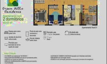 Imagem 3: Apartamento com 2 dormitórios à venda, 49 m² por R$ 205.000,00 - Jardim Santa Júlia - São