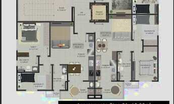 Imagem 3: Apartamento com 2 dormitórios à venda, 59 m² por R$ 299.900,00 - Azambuja - Brusque/SC