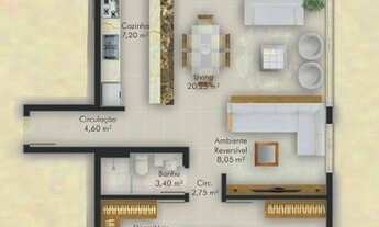 Imagem 2: Apartamento residencial para venda, Balneário, Florianópolis - AP12149