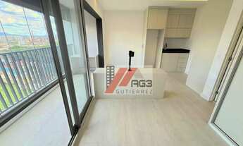 Imagem 7: Apartamento novo de 1 dormitório rico em planejados, ar-condicionado e lazer completo na P