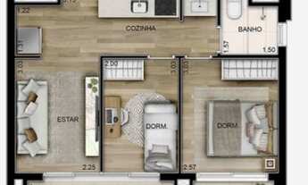 Imagem 4: Ária Higienópolis 2 Dormitórios Exclusividade