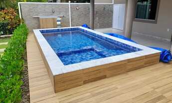 Imagem 3: Casa a venda no cond. Reserva Mundo Verde, 300m², 4/4 com suíte, varanda gourmet, dependên