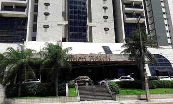 Imagem: Flat mobiliado, com vista para o mar no