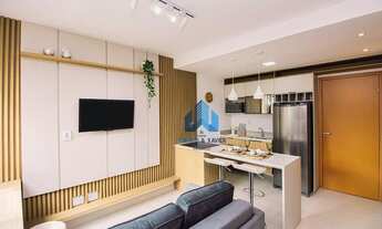 Imagem: Studio com área externa privativa e vaga