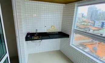 Imagem 2: Pé na Areia, Guilhermina, Vista Mar - 2 Dormts 1 Suíte C/Varanda Gourmet, lazer