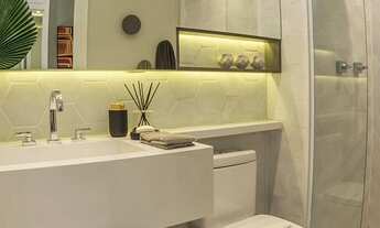 Imagem 3: Apartamento para venda possui 56 metros quadrados com 2 quartos em Jardim - Santo André