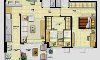 Imagem 3: Apartamento com 2 quartos à venda, 81 m² por R$ 690.000 - Santa Rosa - Niterói/RJ