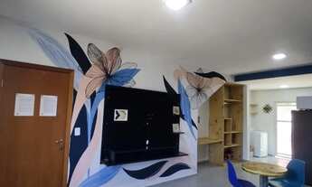 Imagem: Kitnet térrea com área externa exclusiva