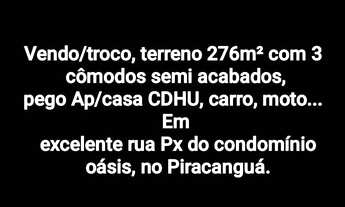 Imagem: Vendo/troco, casa com terreno 6x46