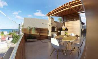 Imagem 4: VENDO LINDO TRIPLEX A POUCOS M DA ORLA 3QTS 2 SUÍTES COM ÁREA DE LAZER