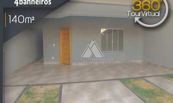 Imagem 1: Casa à venda 140m² com 3 quartos no Jardim Atlântico - Goiânia