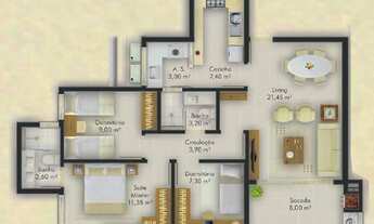 Imagem 6: Apartamento residencial para venda, Balneário, Florianópolis - AP12149