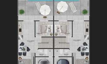 Imagem 4: Sobrado, piscina,3 dormitórios, sendo 2 suíte, piscina,à venda, 119 m² por R$ 570.000 - It