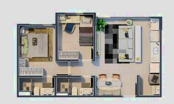 Imagem 2: ART HAUS APARTAMENTO 53,62 m² - SETOR VILA ROSA / GOIÂNIA - R$ 105 MIL DE ÁGIO + SALDO