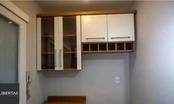 Imagem 6: Apartamento semi mobiliado com sacada, churrasqueira e 1 vaga de garagem no bai