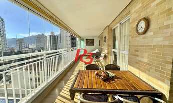 Imagem 6: Apartamento com 3 dormitórios para alugar, 160 m² por R$ 15.000,00/mês - Gonzaga - Santos