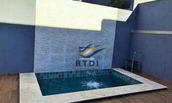 Imagem 6: Sobrado Novo com 3 suítes, 1 closet, 5 banheiros, sala de estar de jantar, cozinha, varand