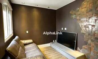 Imagem 3: Apartamento com 3 dormitórios para alugar, 136 m² por R$ 16.202,00/mês - Alphaville - Sant